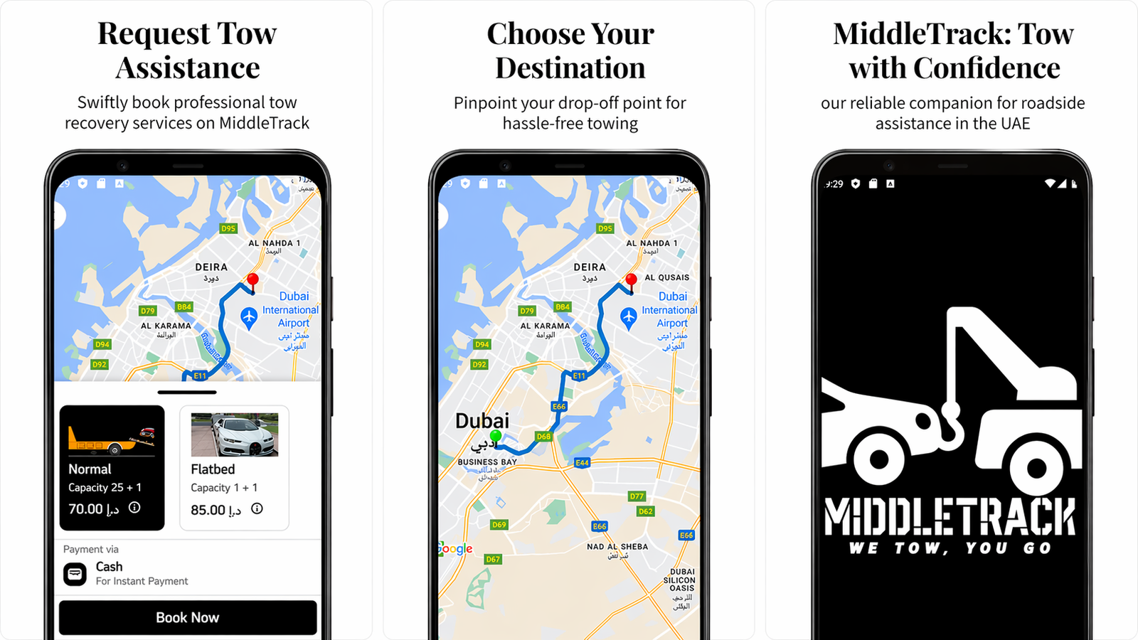 MiddleTrack – Towing UAE, Car Recovery & Roadside Assistance
